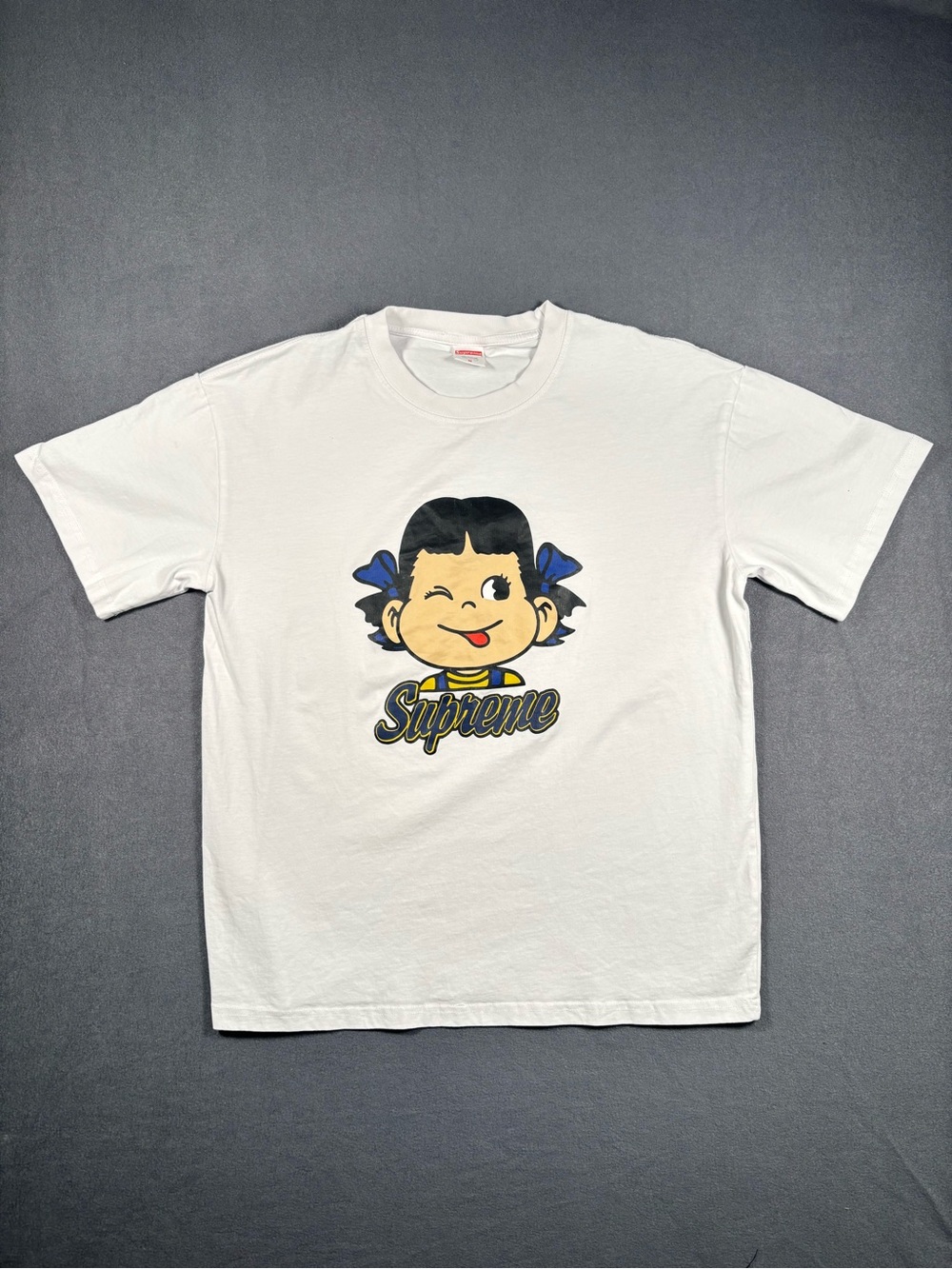 FW15 SUPREME CANDY TEE T-SHIRT WHITE SIZE XLARGE 2015 DEADSTOCK RARE
